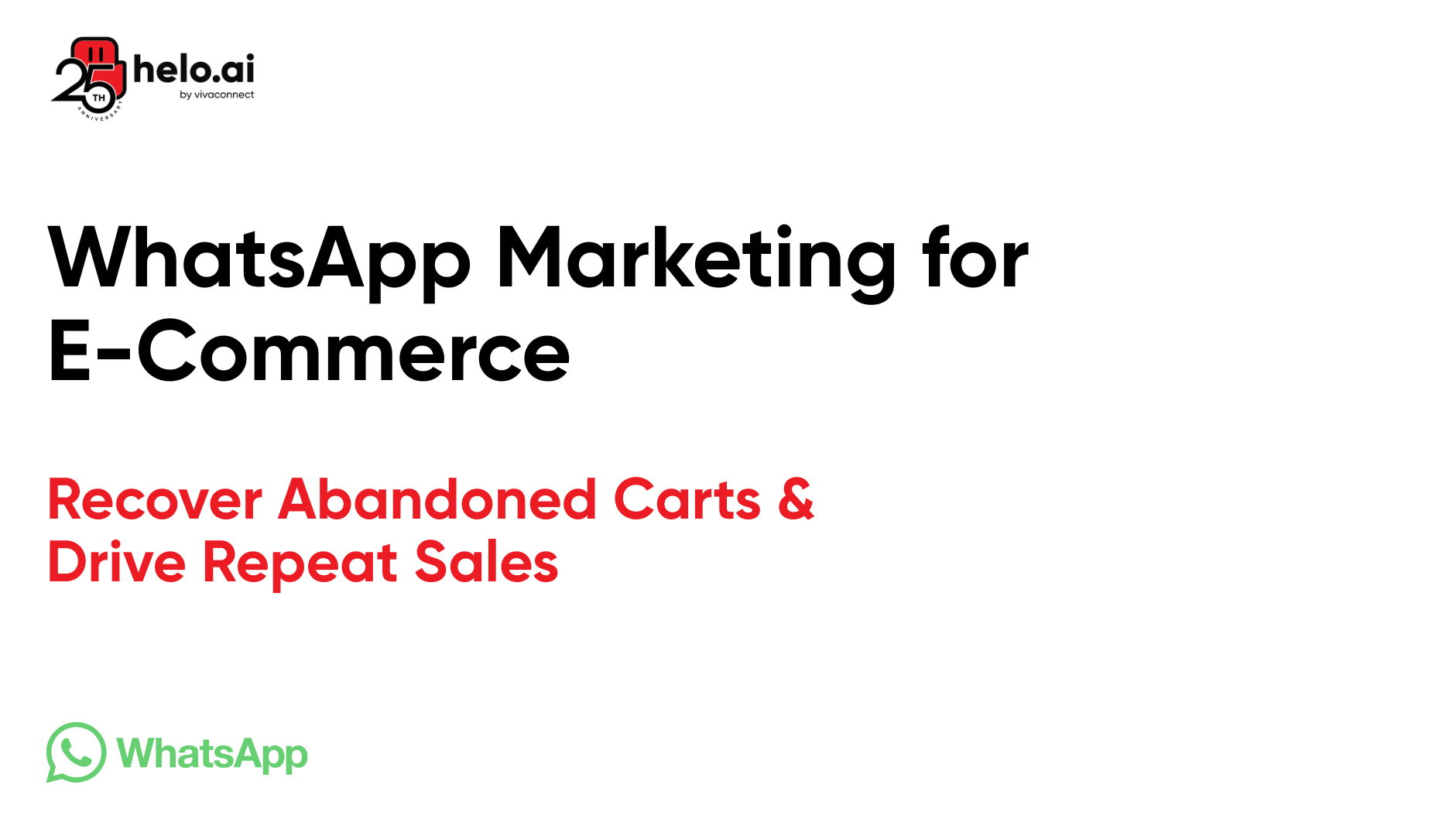 WhatsApp Marketing for E-Commerce